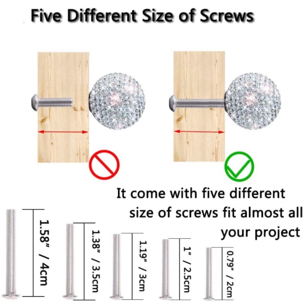 5pcs Single Hole Cabinet Knobs And Pulls - image 6